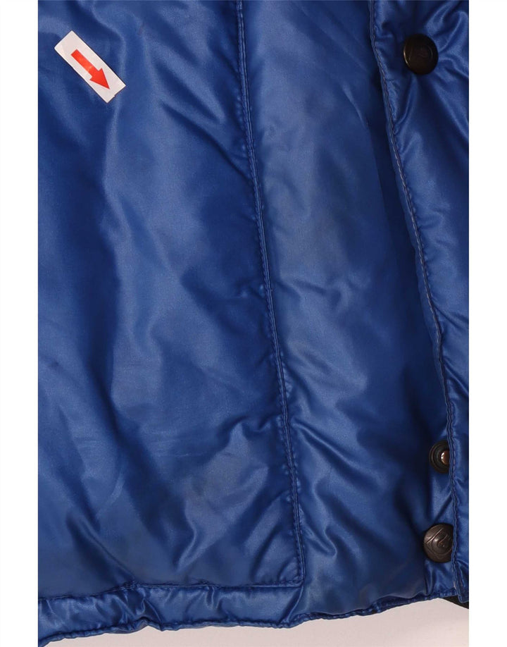 Jaqueta acolchoada com capuz masculina Ciesse Piumini UK 40 grande azul