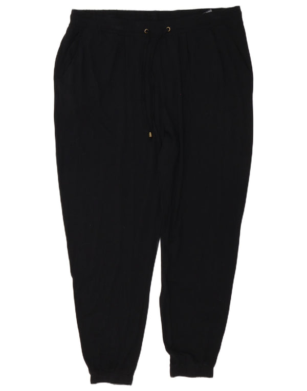 Calça jogger feminina Marks & Spencer UK 18 XL W40 L26 preta