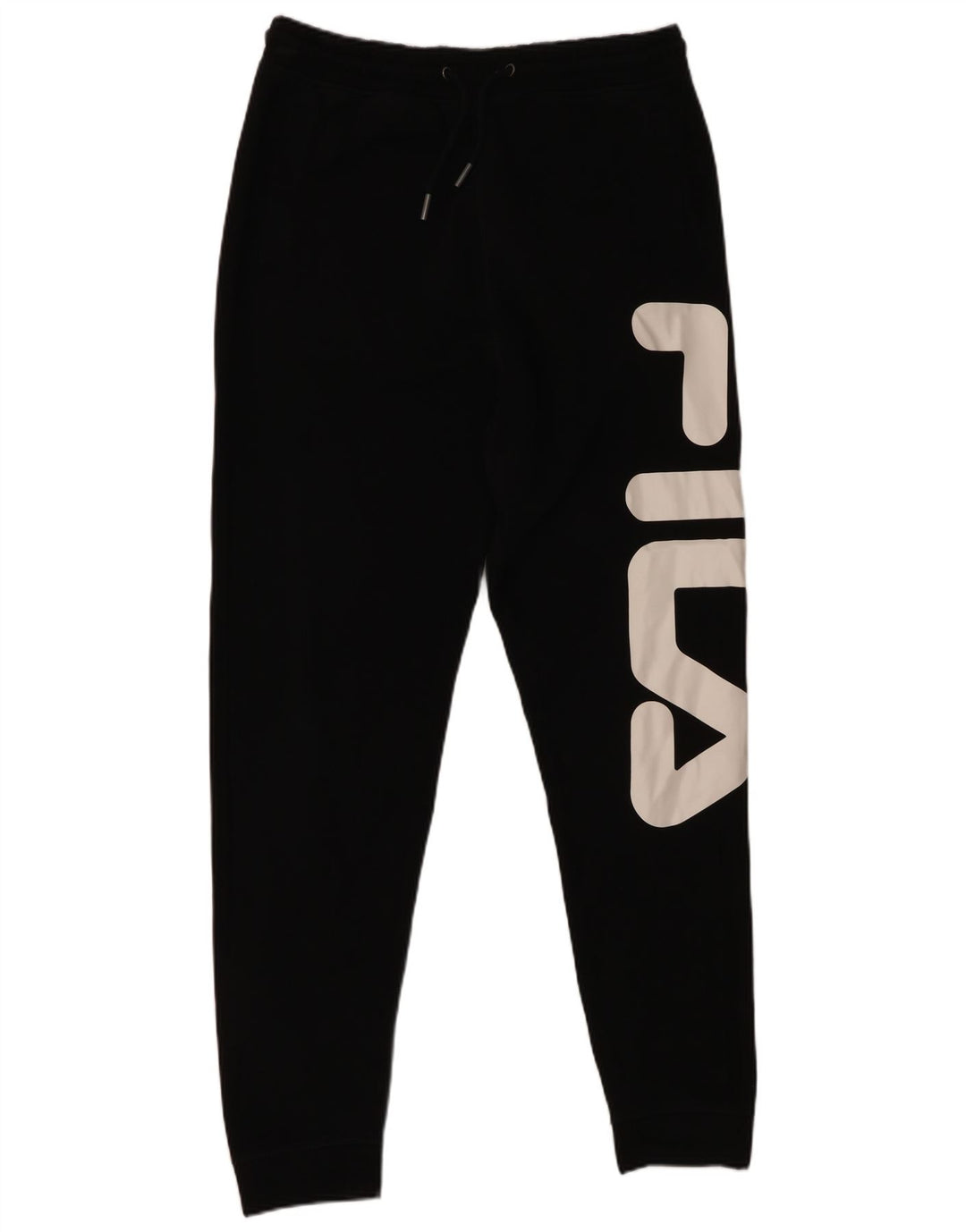 Calça de treino masculina FILA Graphic Joggers médio algodão preto
