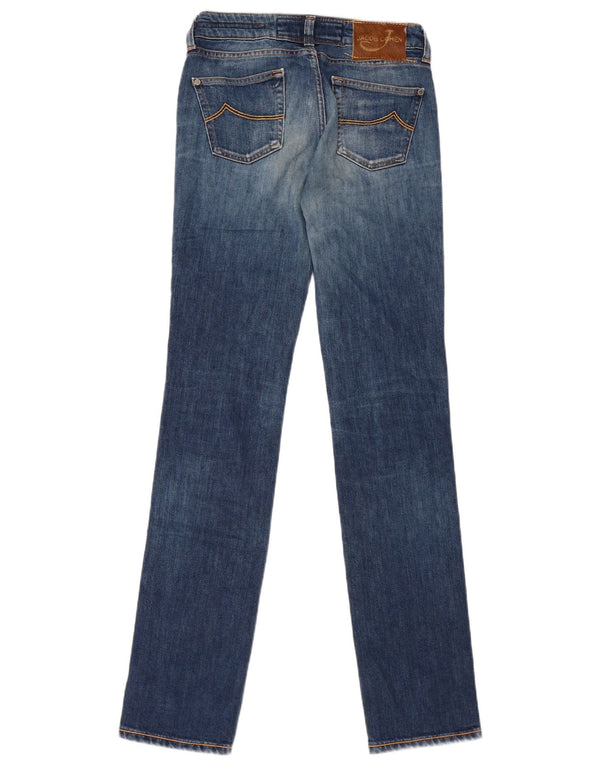 Jacob Cohen Jeans Slim Feminino W27 L34 Azul Algodão