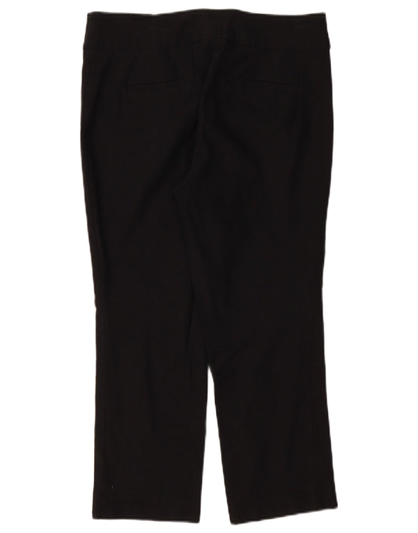 Calça capri feminina Phase Eight UK 12 médio W32 L23 algodão azul marinho