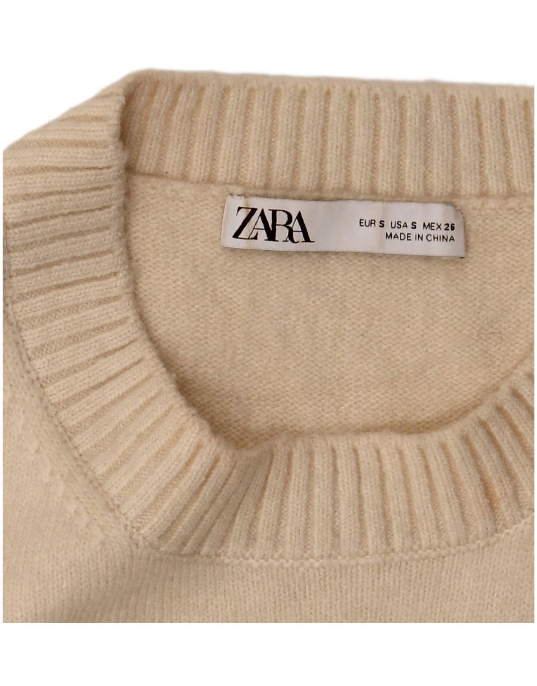Zara Womens Crop Vest Regata Reino Unido 10 Pequeno Bege