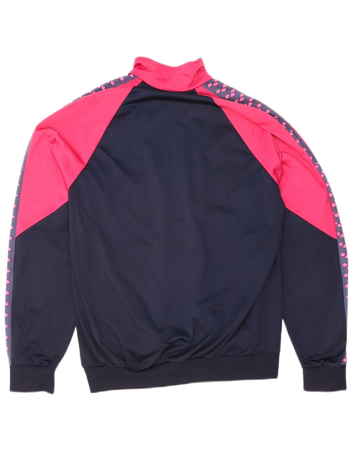 Arena Mens Graphic Tracksuit Top Jaqueta XL Azul Marinho Colourblock Poliéster
