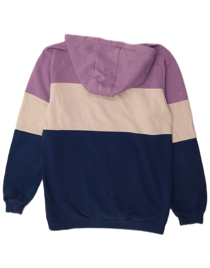 FILA moletom com capuz masculino gráfico médio multicolorido algodão colorblock