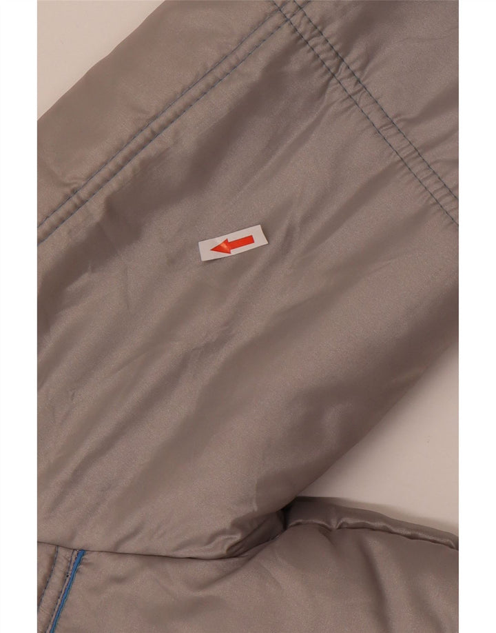 Jaqueta acolchoada com capuz masculina MC Kinley IT 46 poliéster cinza pequeno