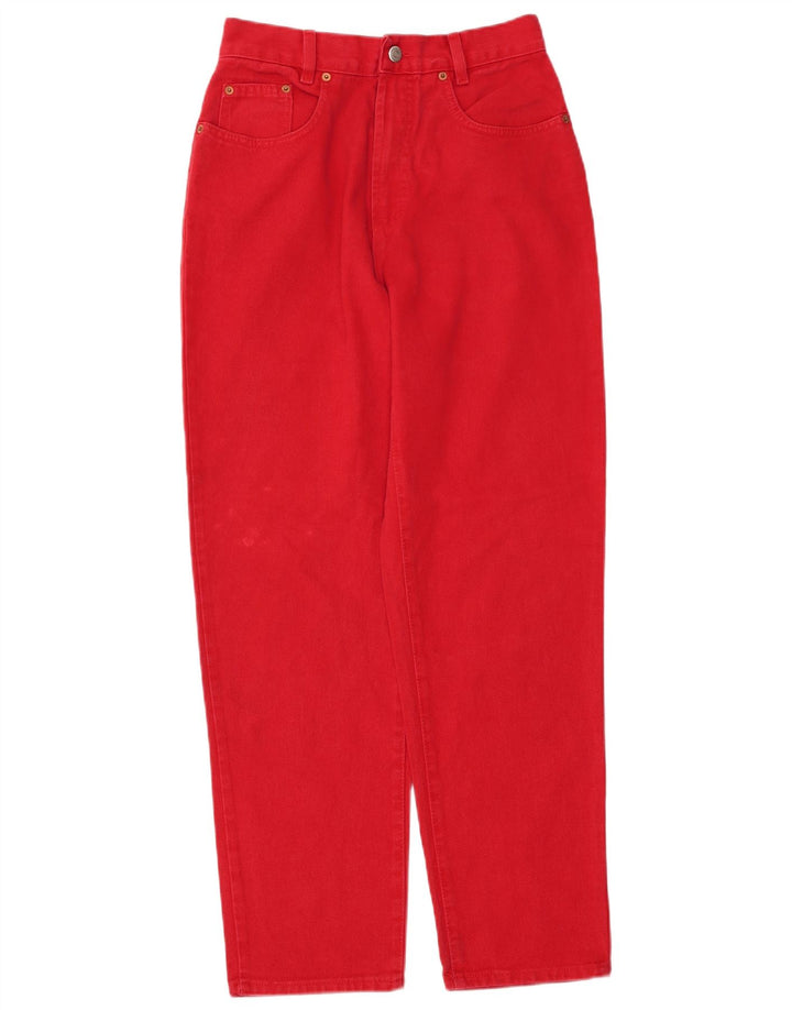RIFLE Jeans Cônicos Femininos W31 L30 Algodão Vermelho