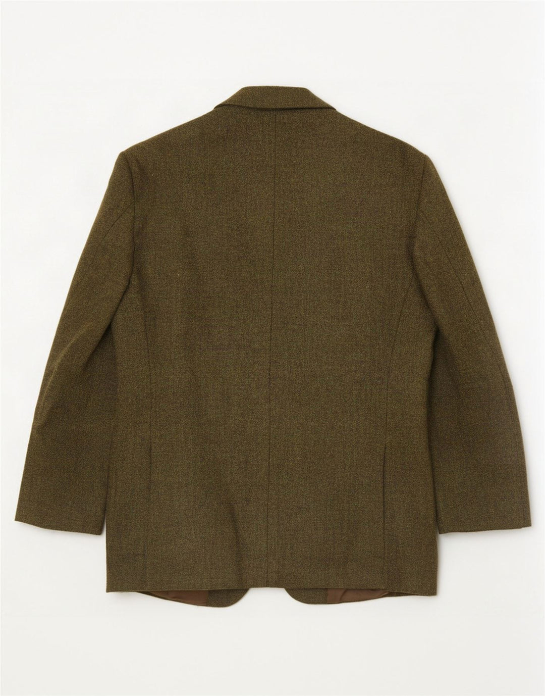 Jaqueta blazer masculina Duca Visconti com 3 botões IT 48 lã cáqui média