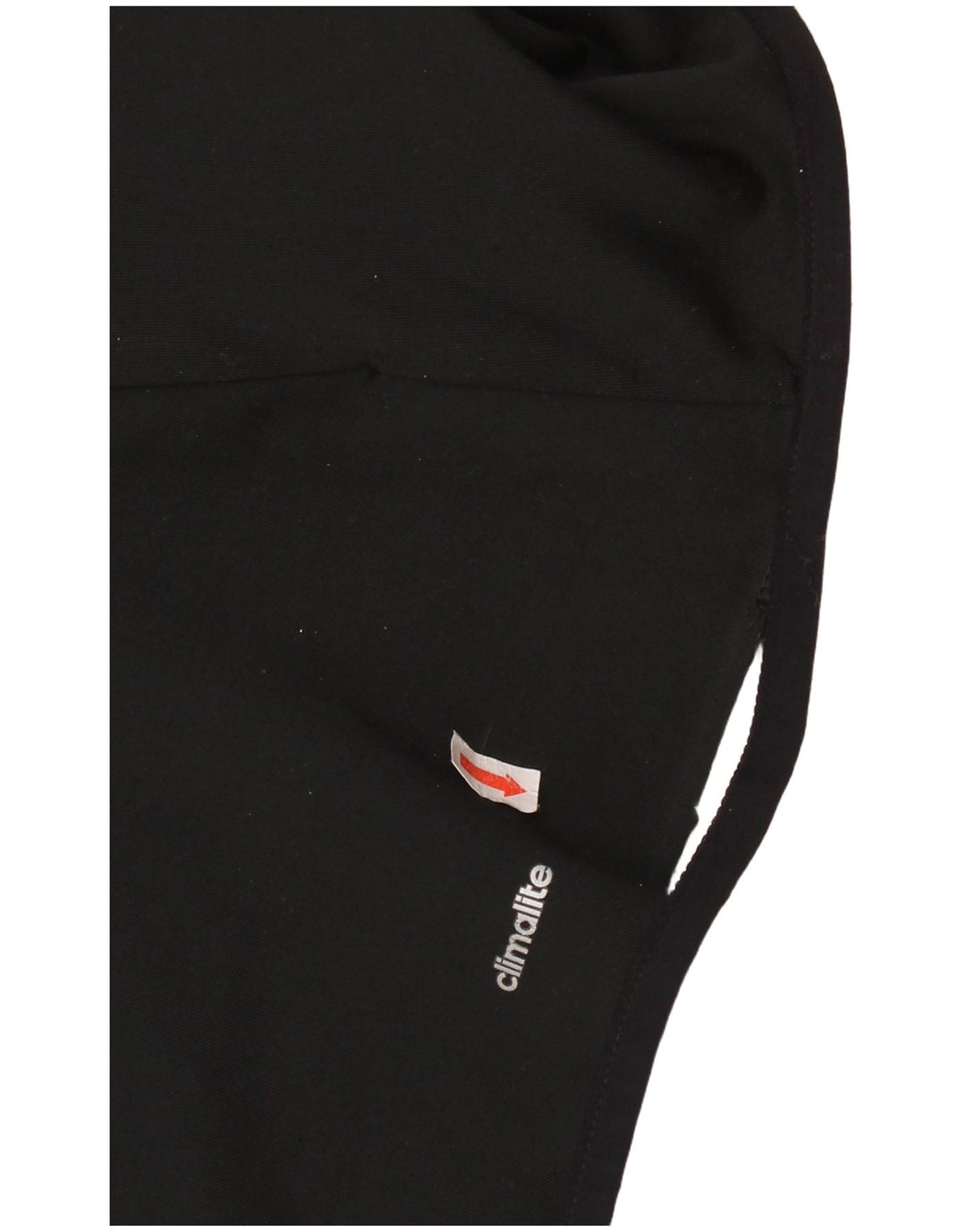 ADIDAS Womens Climalite Tracksuit Top Jacket UK 12/14 Médio Preto