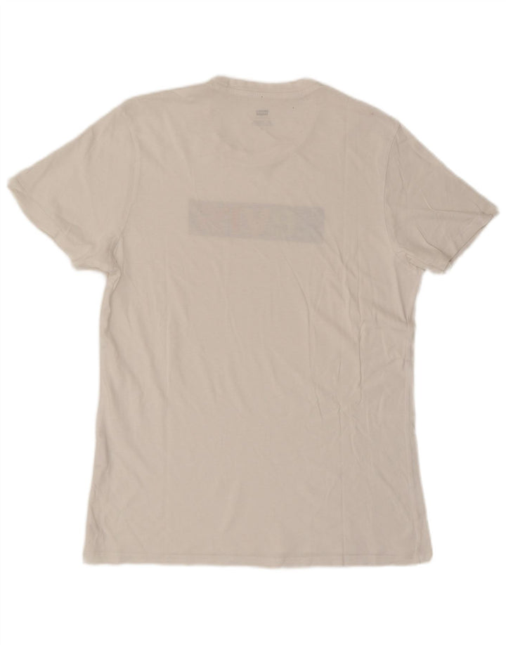 Camiseta gráfica masculina Levi's Top grande branco