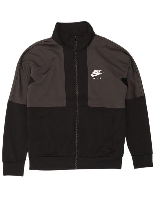 Jaqueta Nike Masculina Graphic Tracksuit Top Pequena Cinza Colorblock Poliéster