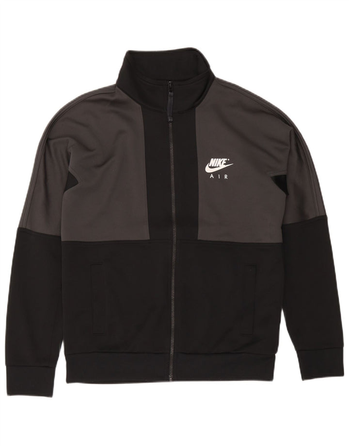 Jaqueta Nike Masculina Graphic Tracksuit Top Pequena Cinza Colorblock Poliéster