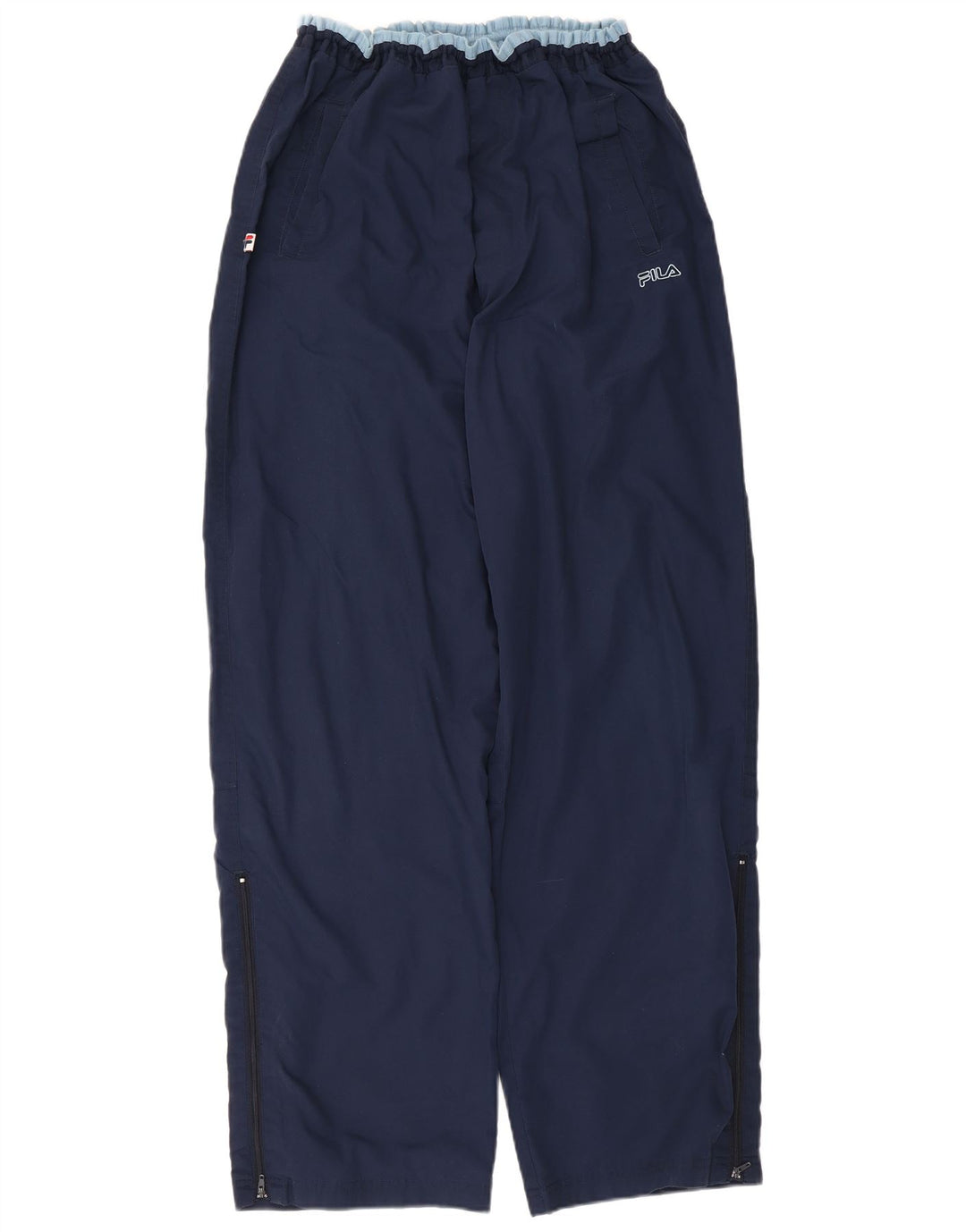 Calça de treino masculina Fila XL azul marinho poliéster