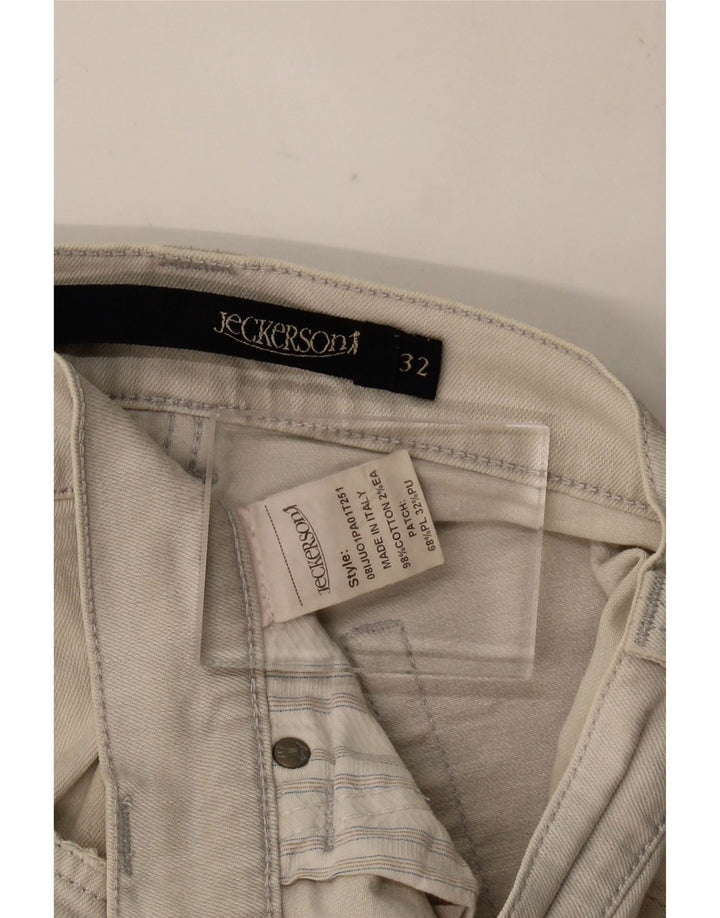 Jeans slim masculino JECKERSON W34 L31 algodão cinza