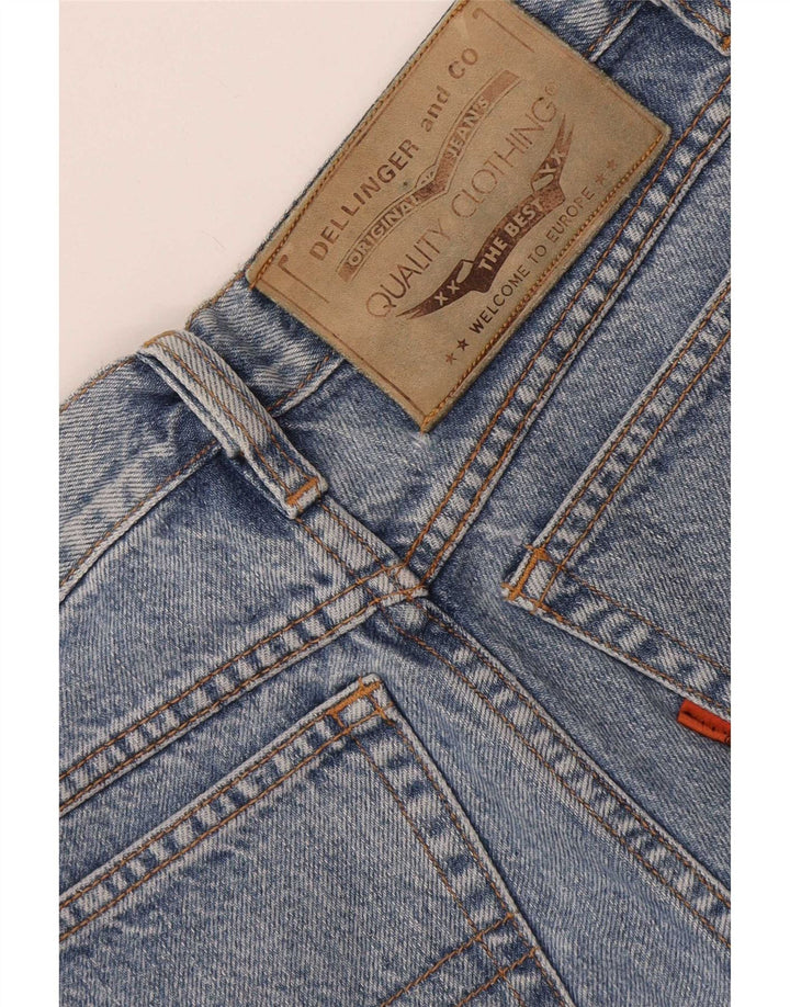 Shorts jeans masculino vintage W30 algodão azul médio