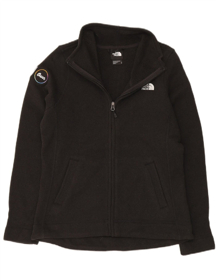 Jaqueta de treino feminina The North Face UK 14 poliéster preto médio