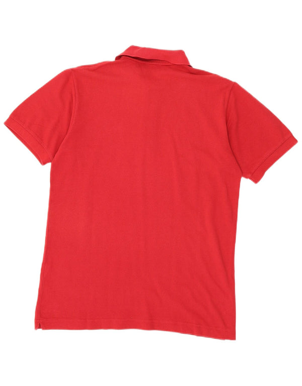 Camisa polo masculina Kappa pequena algodão vermelho