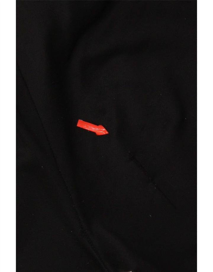 Adidas Womens Tracksuit Calças Joggers UK 8 Pequeno Poliéster Preto