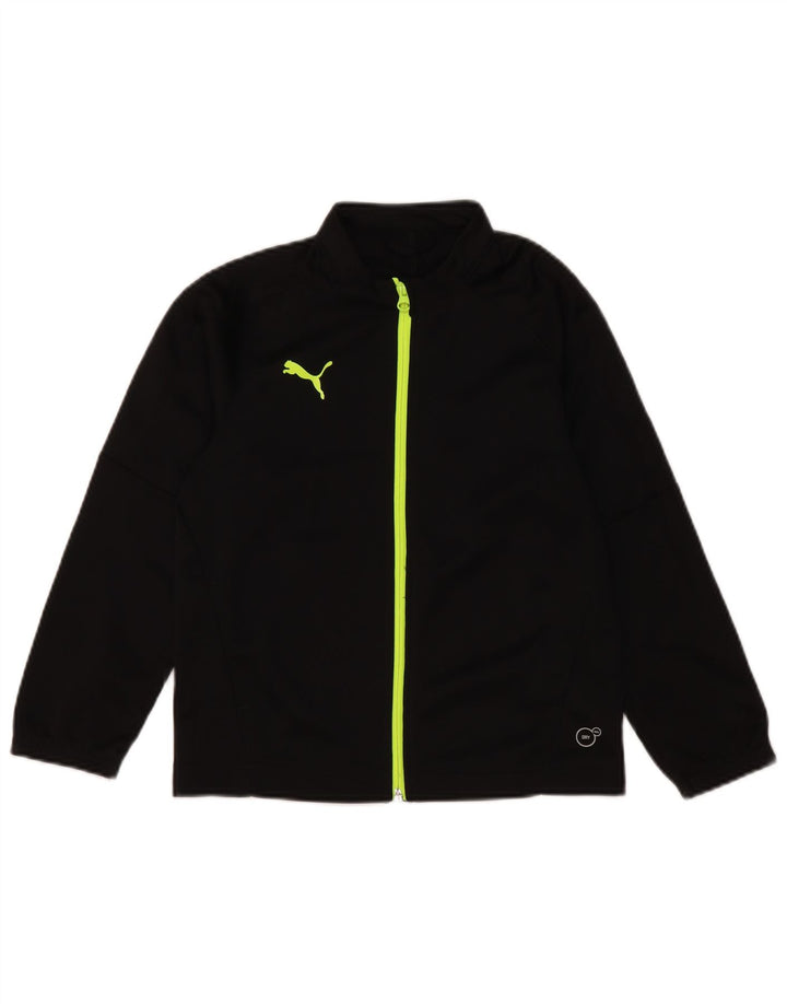 Casaco de treino PUMA Boys 7-8 anos preto poliéster