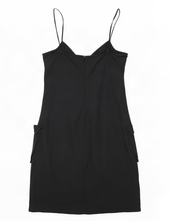 Vestido Slip Feminino Calvin Klein Jeans 18 XL Preto Linho