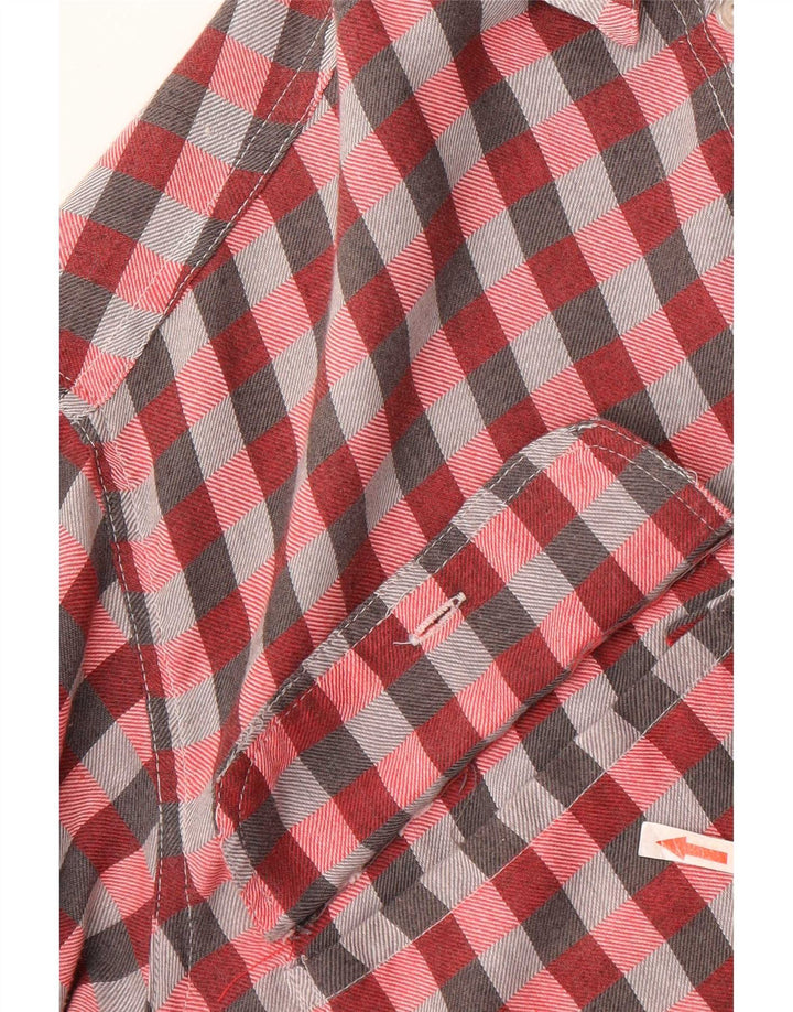 Camisa masculina Benetton média multicolorida guingão