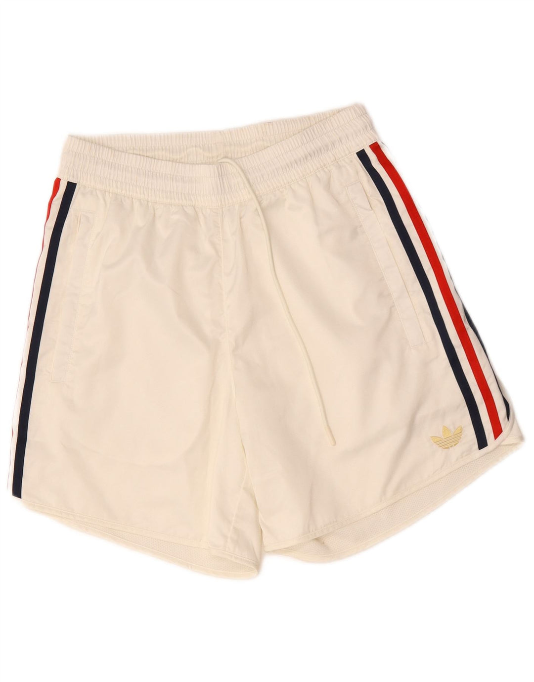 Adidas Mens Sport Shorts Pequeno Poliéster Branco