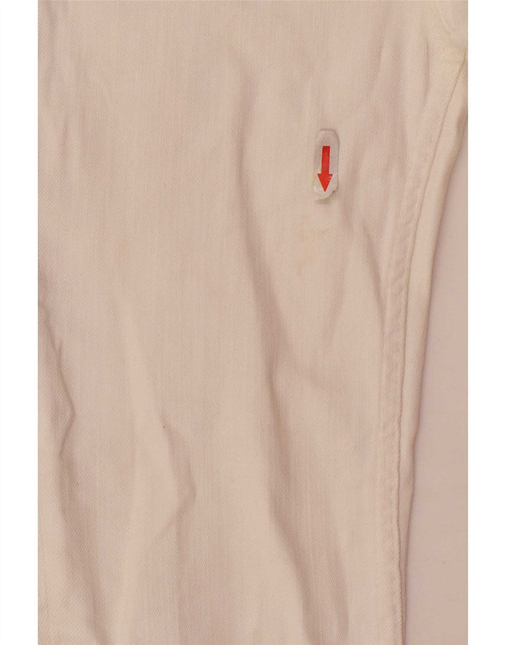 Zara Calça jeans feminina larga EU 32 2XS W22 L26 Branco