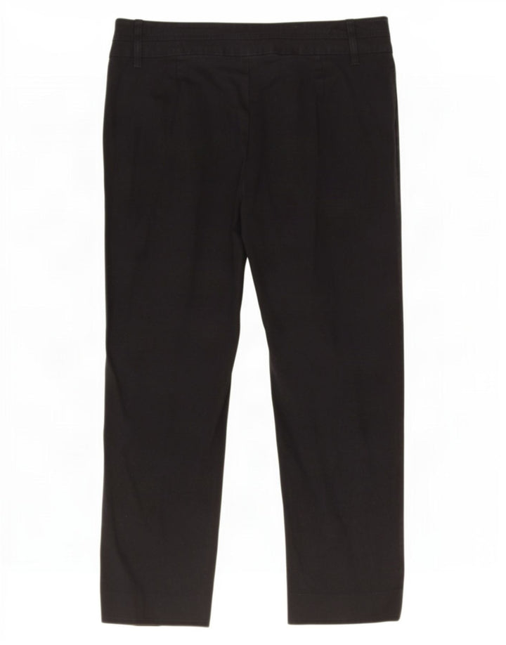Calça capri feminina Benetton IT 42 médio W32 L22 preta