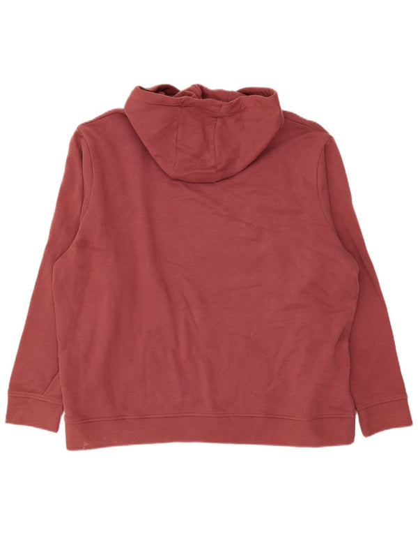 Animal feminino gráfico oversized moletom com capuz Reino Unido 18 XL algodão vermelho