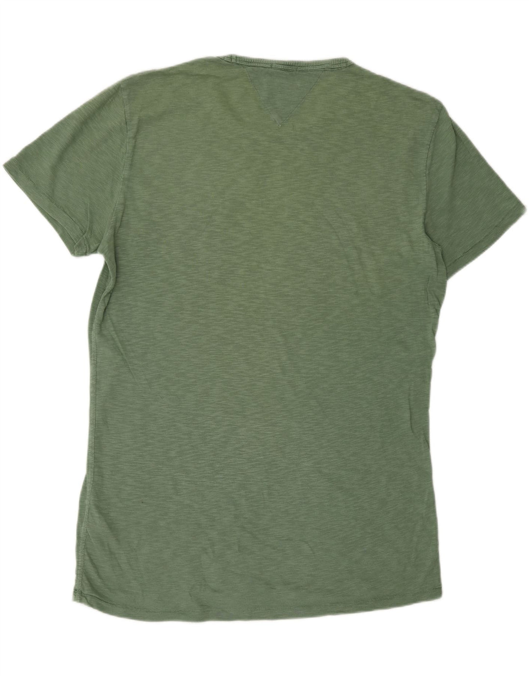 TOMMY HILFIGER Mens T-Shirt Top XL Green Cotton Vintage Tommy Hilfiger and Second-Hand Tommy Hilfiger from Messina Hembry 