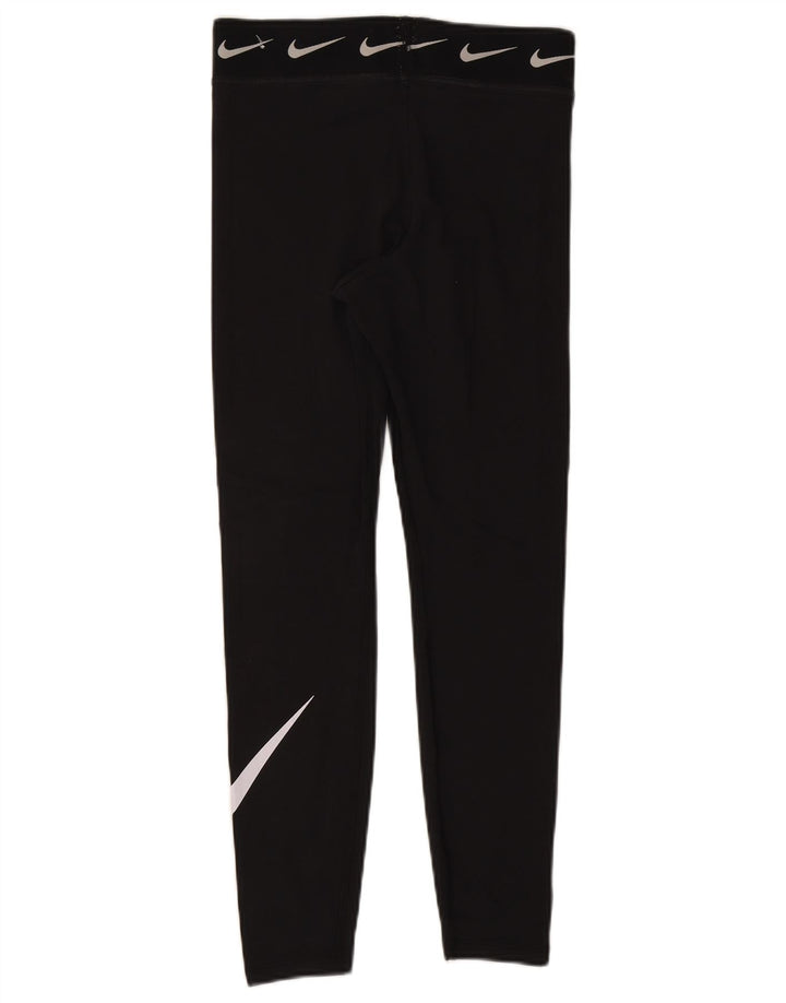 Leggings Nike Femininas Graphic UK 12 Médio Algodão Preto