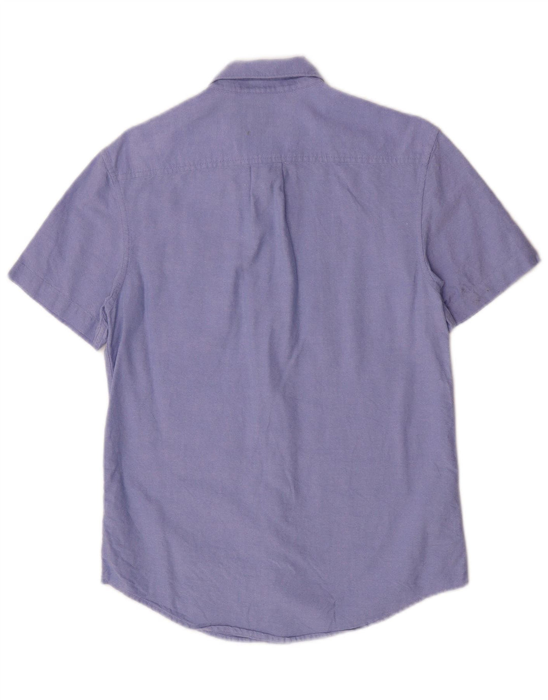 Camisa masculina de manga curta Penguin algodão azul pequeno