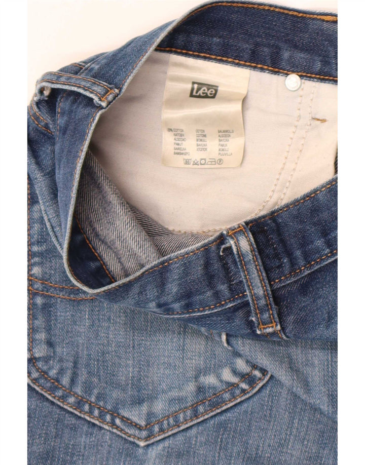 Lee Mens Blake Straight Jeans W31 L32 Azul Algodão