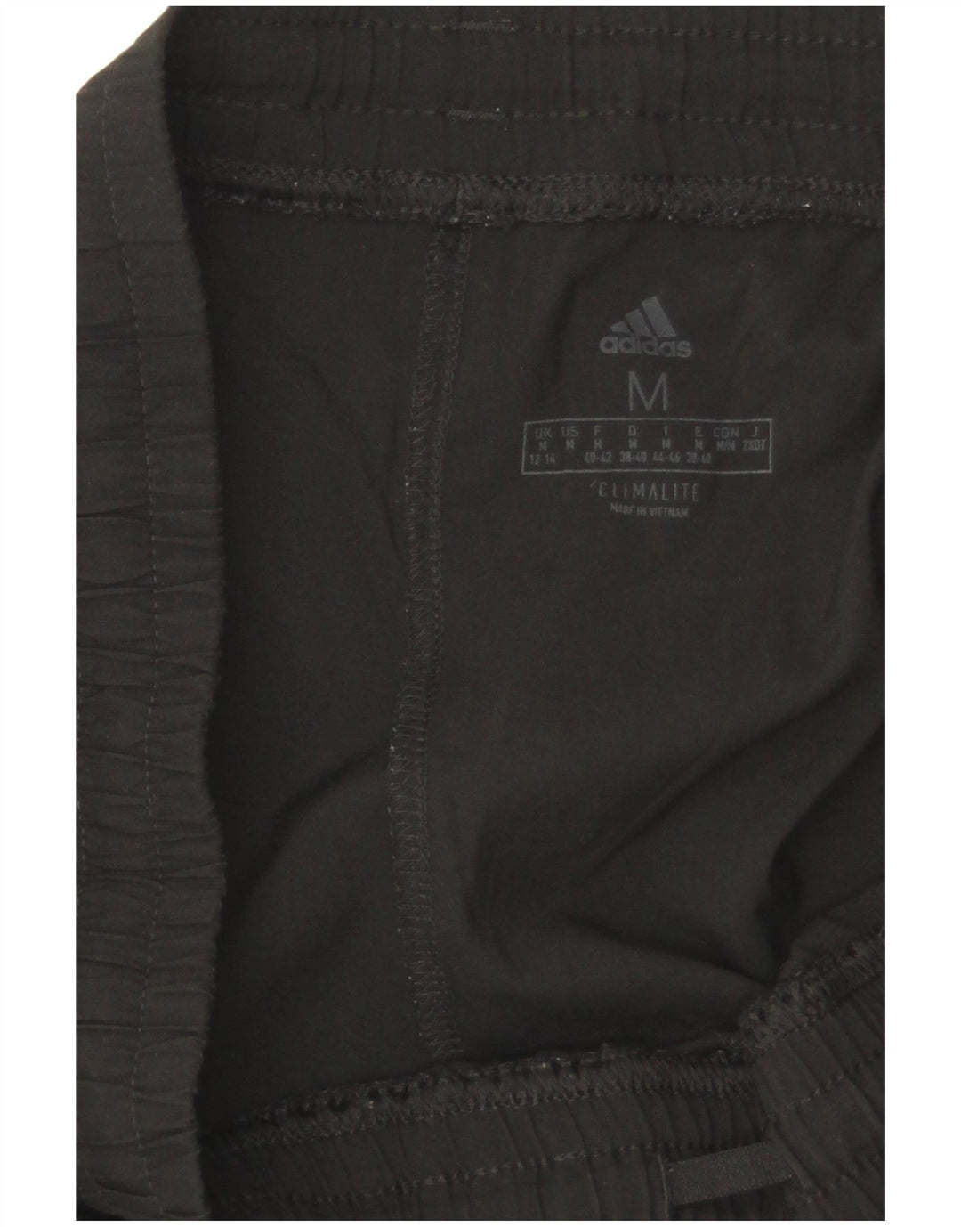 Adidas Womens Climalite Sport Shorts UK 12/14 Médio Preto Poliéster