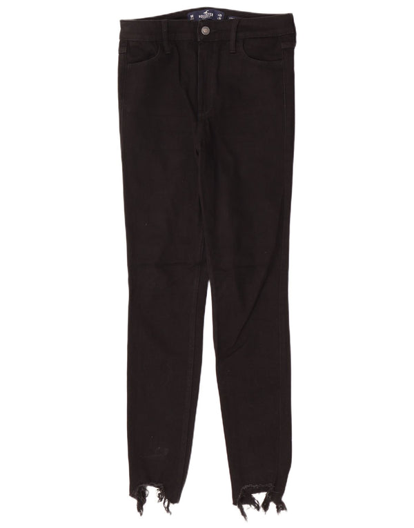 Calça jeans skinny feminina Hollister W29 L30 algodão preto