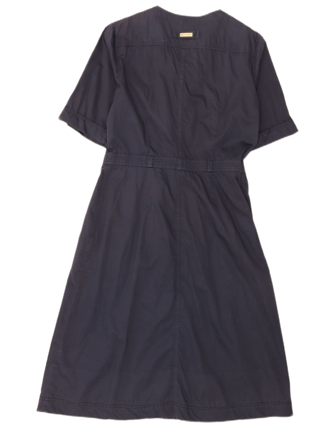 Vestido feminino Henry Cottons IT 46 grande algodão azul marinho