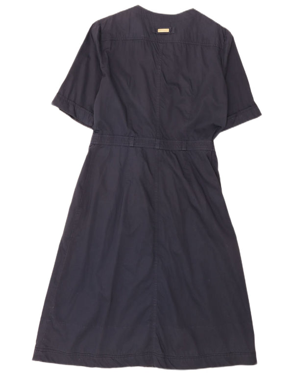 Vestido feminino Henry Cottons IT 46 grande algodão azul marinho
