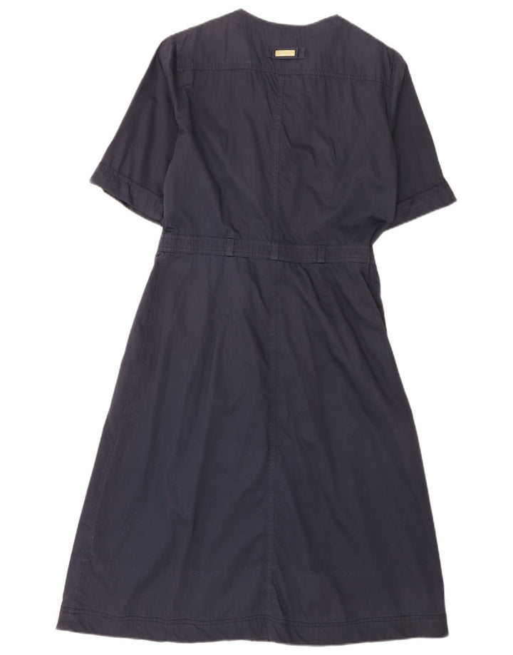 Vestido feminino Henry Cottons IT 46 grande algodão azul marinho