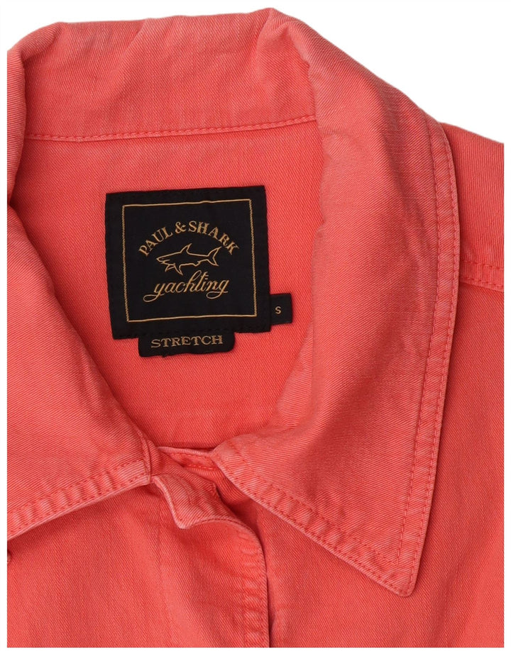 Jaqueta jeans feminina para iate Paul & Shark Reino Unido 10 rosa pequena