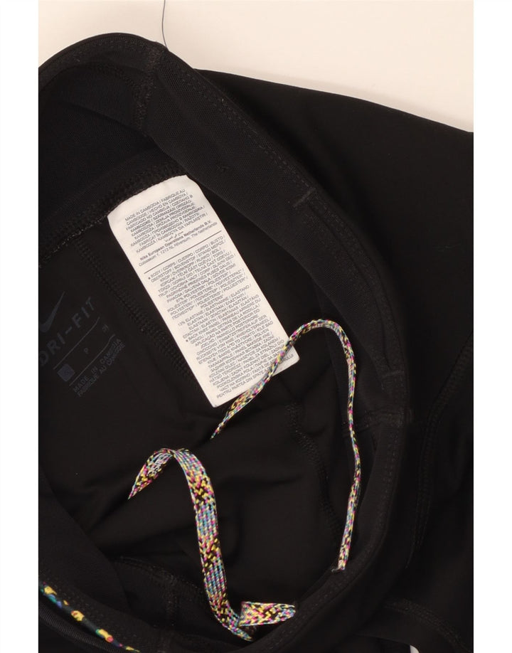 Leggings Nike Dri Fit Femininas UK 8 Pequenas Poliéster Preto