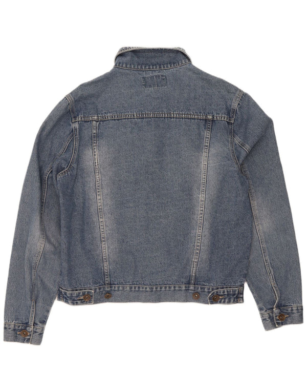 Jaqueta jeans masculina vintage IT 50 grande azul