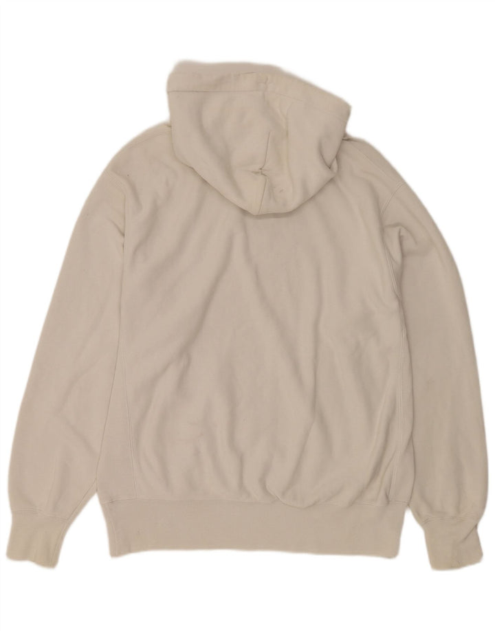Jumper masculino Champion Reverse Weave com capuz grande algodão branco