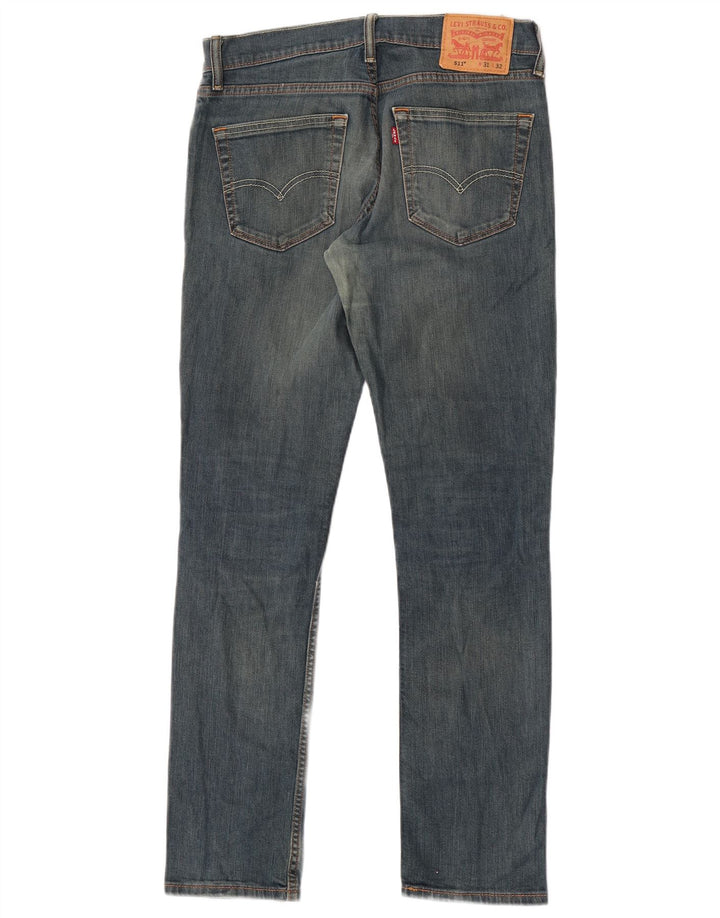 Calça Jeans Levis 511 Slim Masculina W31 L32 Azul Algodão