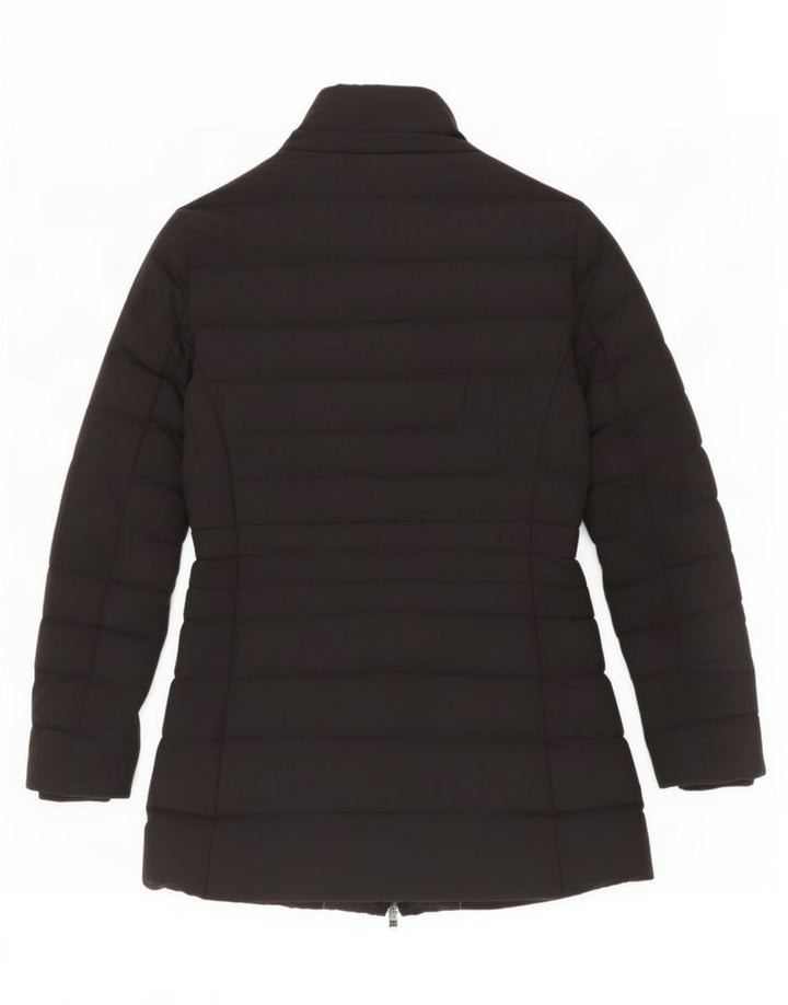 Jaqueta acolchoada feminina Massimo Dutti UK 10 poliéster preto pequeno