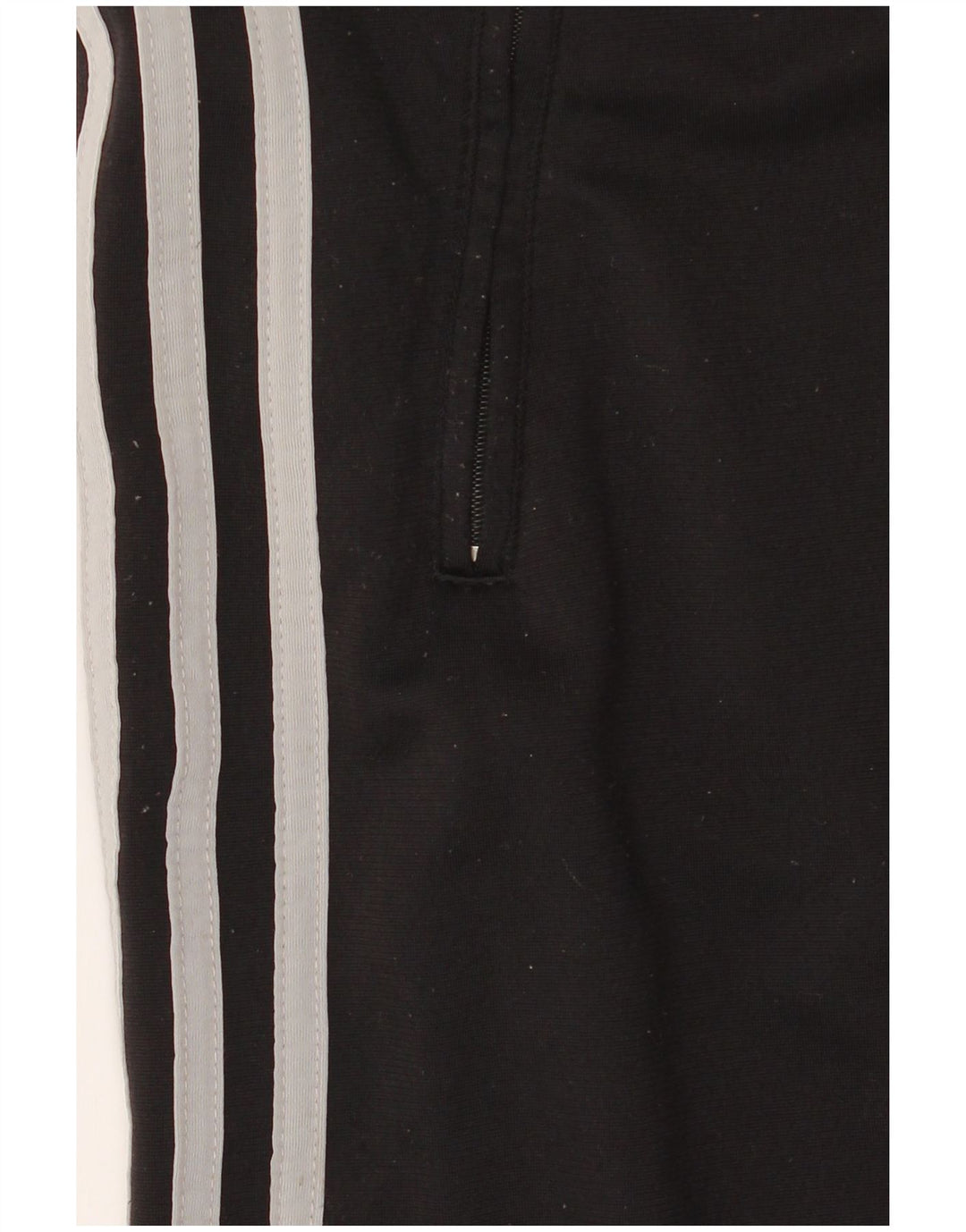 Calças de treino masculinas Adidas UK 38/40 poliéster preto médio