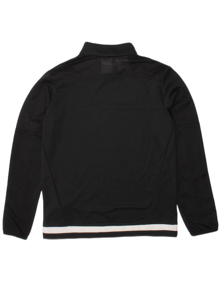 ADIDAS Boys Climacool Pullover Treino Top 9-10 Anos Preto Colourblock