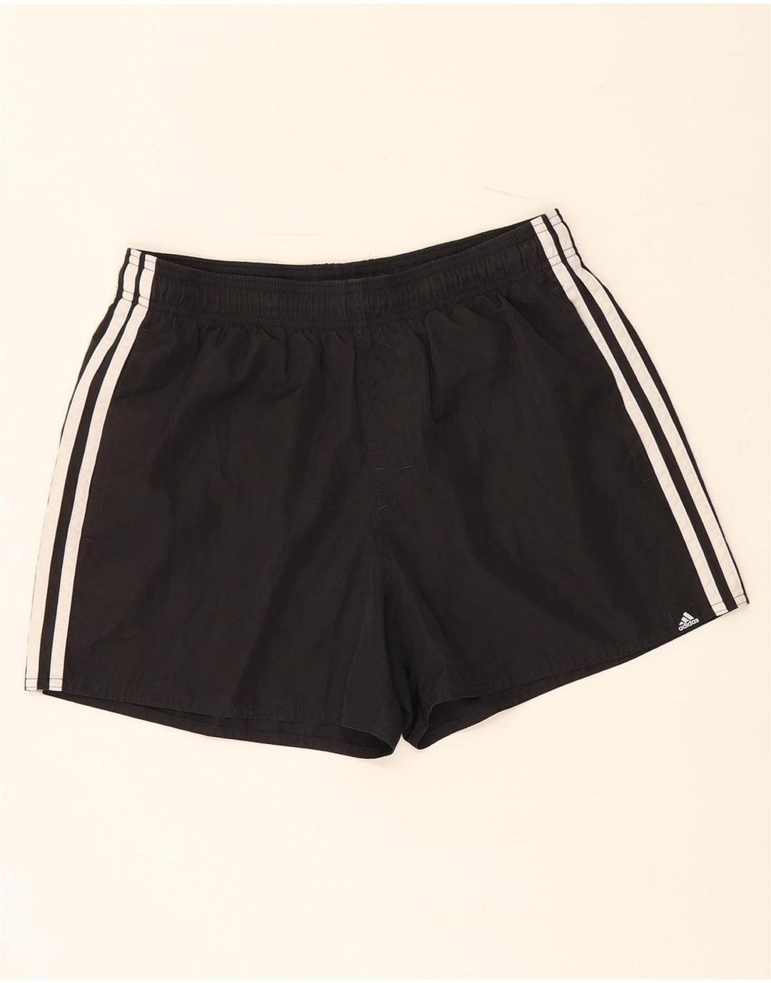 Shorts esportivos femininos Adidas UK 12 poliéster preto médio