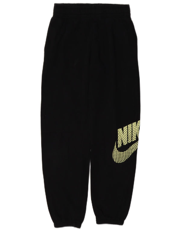 Nike Girls Graphic Calças de treino joggers 10-11 anos médio preto