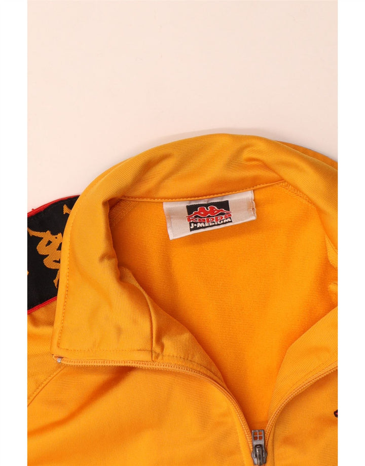 Jaqueta Kappa Boys Treino Top 9-10 Anos Amarelo Médio Colorblock