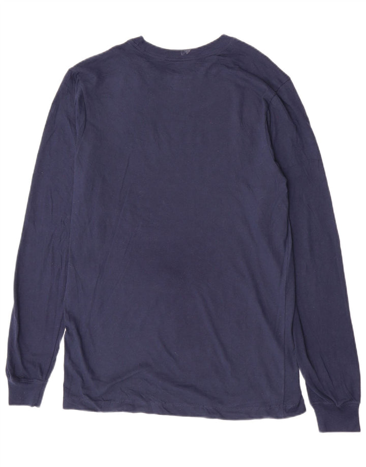 Top gráfico masculino NIKE Arizona manga comprida pequeno azul marinho algodão
