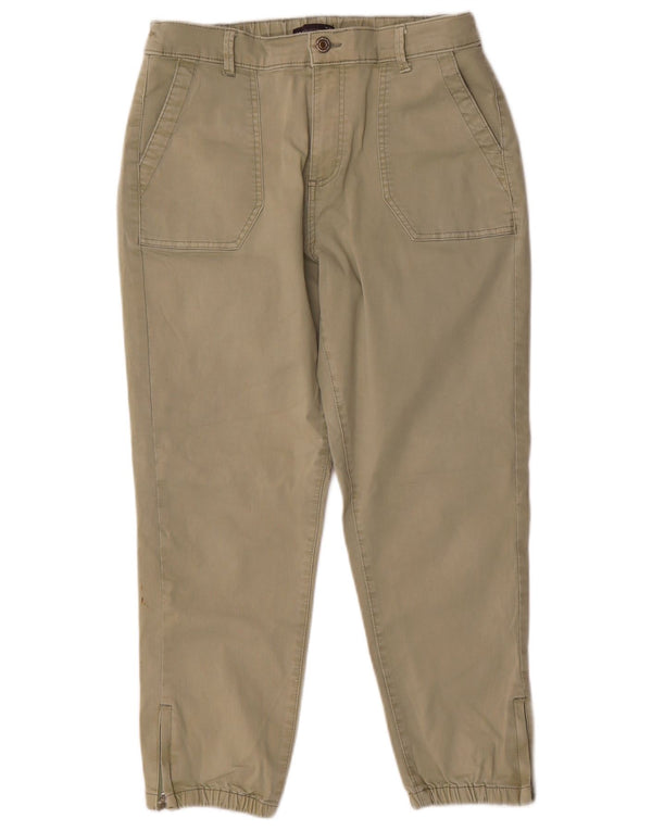 Calça jogger feminina Marks & Spencer UK 14 grande W32 L25 cáqui